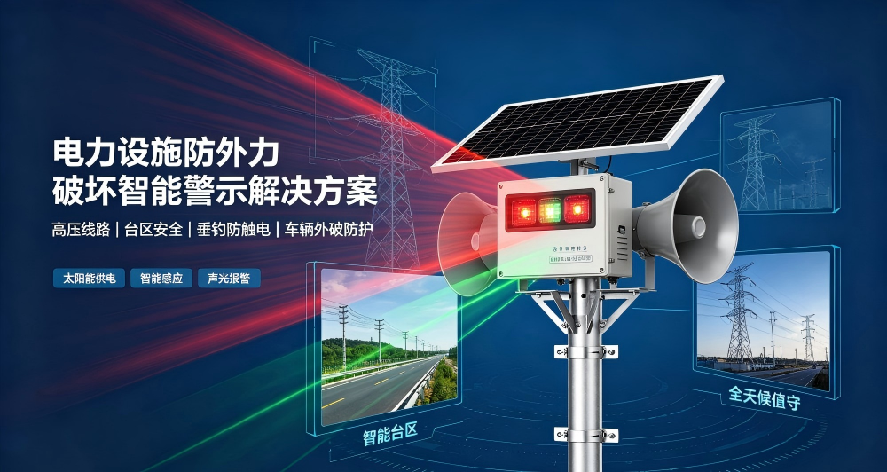 电力防外破警示